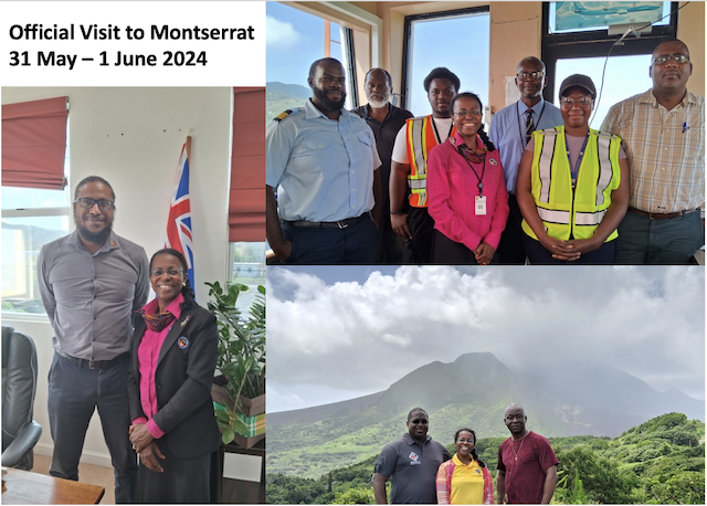 CMO CD visit Montserrat