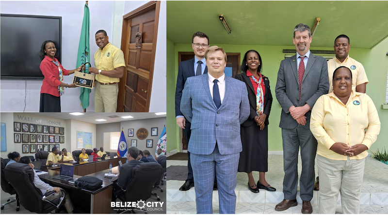 CMO CD and UK Met visit Belize