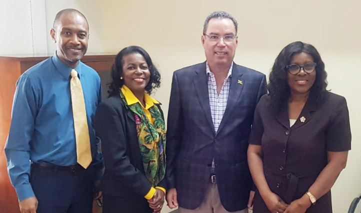 Meeting with Jamaican Ministry officials
